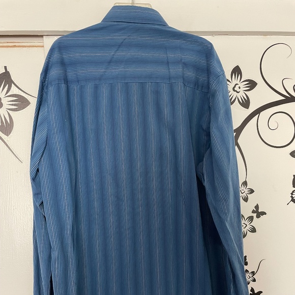 PRICE DROP: Kenneth Cole Reaction slim fit long sleeve shirt  -  Men's L - Picture 4 of 8